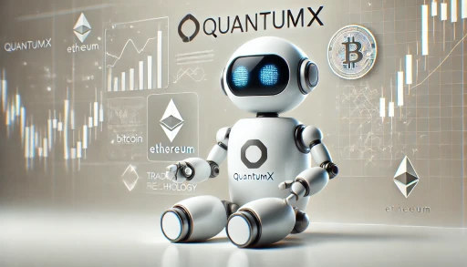 Official QuantumX website offers AI-powered quantum trading tools globally